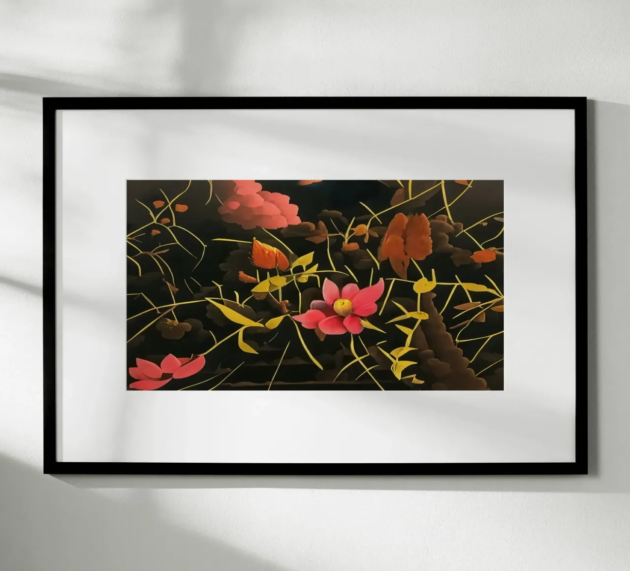 Blumen_7 poster con telaio in alluminio da Impressionismus by LK