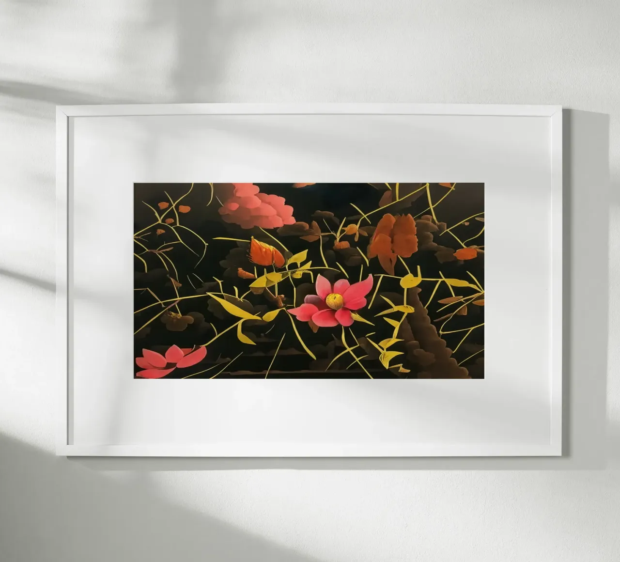 Blumen_7 poster con telaio in alluminio da Impressionismus by LK