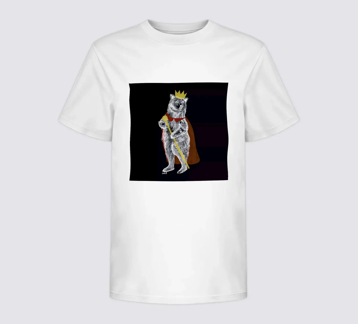 King Bear t-shirt bambini da Amalia Restrepo