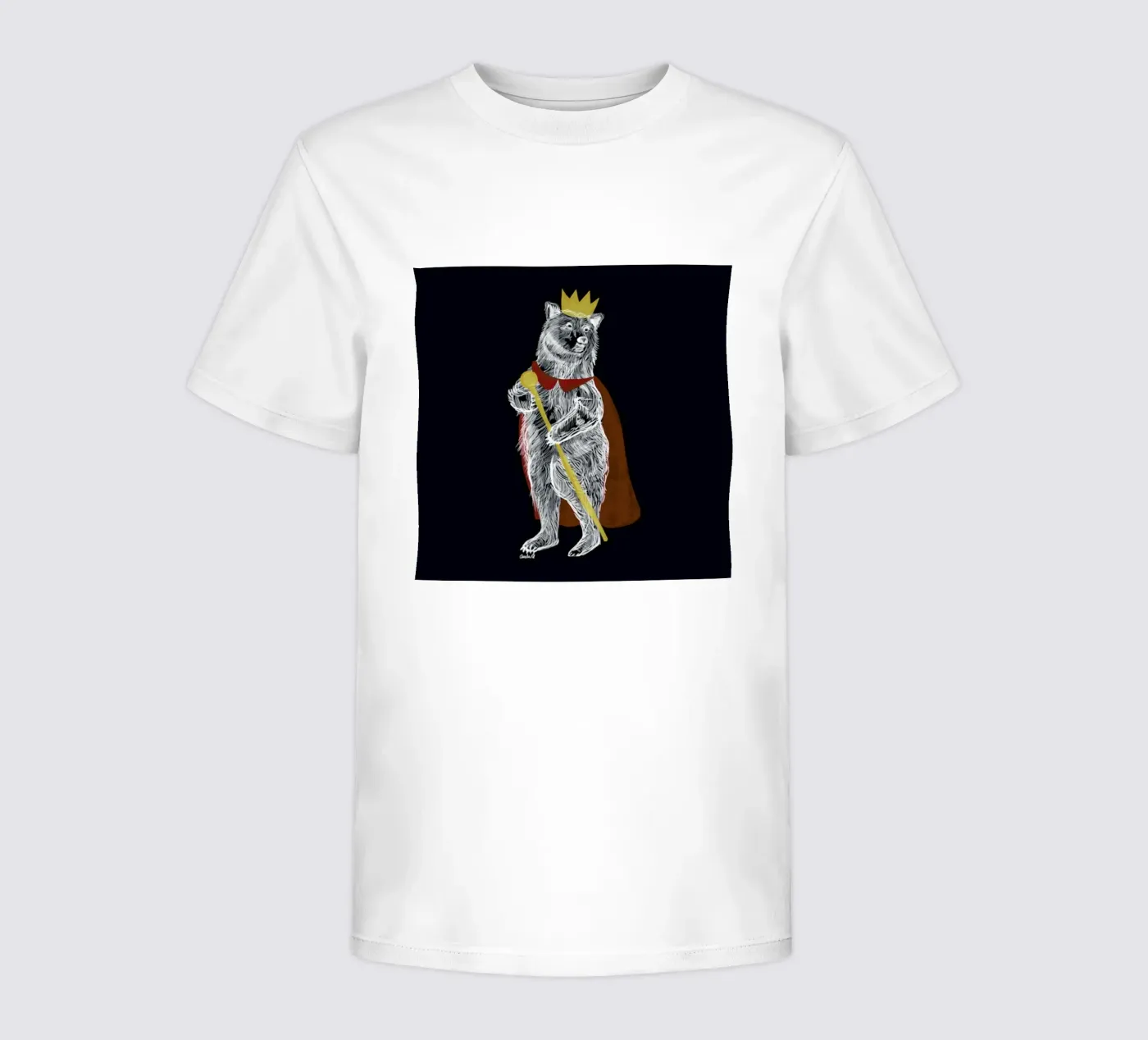 King Bear t-shirt bambini da Amalia Restrepo