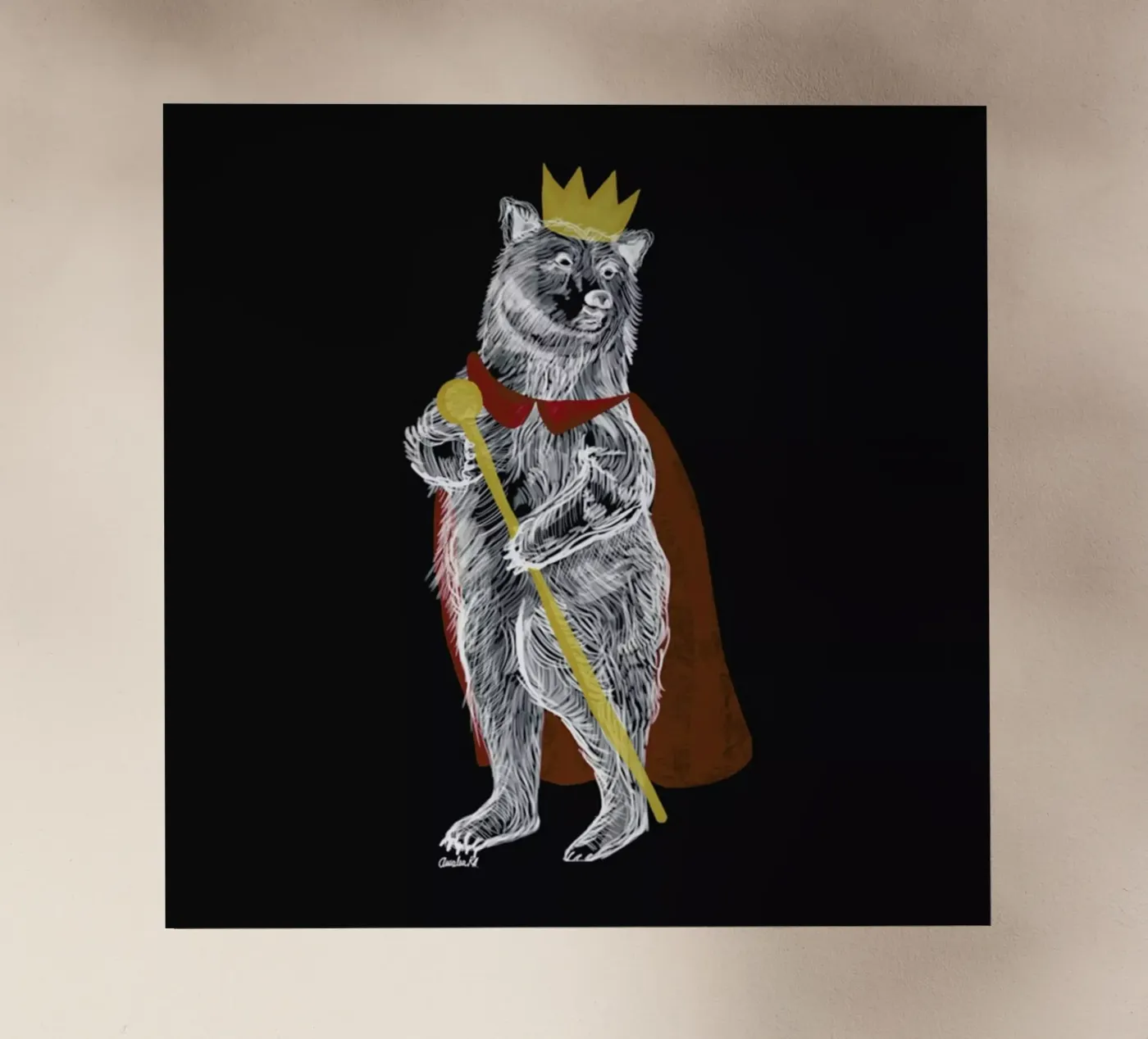 King Bear pellicola backlit da Amalia Restrepo