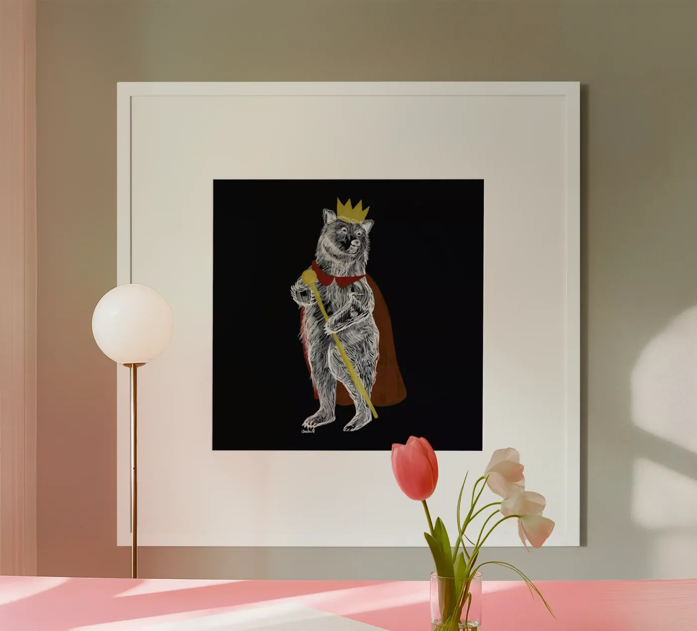 King Bear Poster von Amalia Restrepo