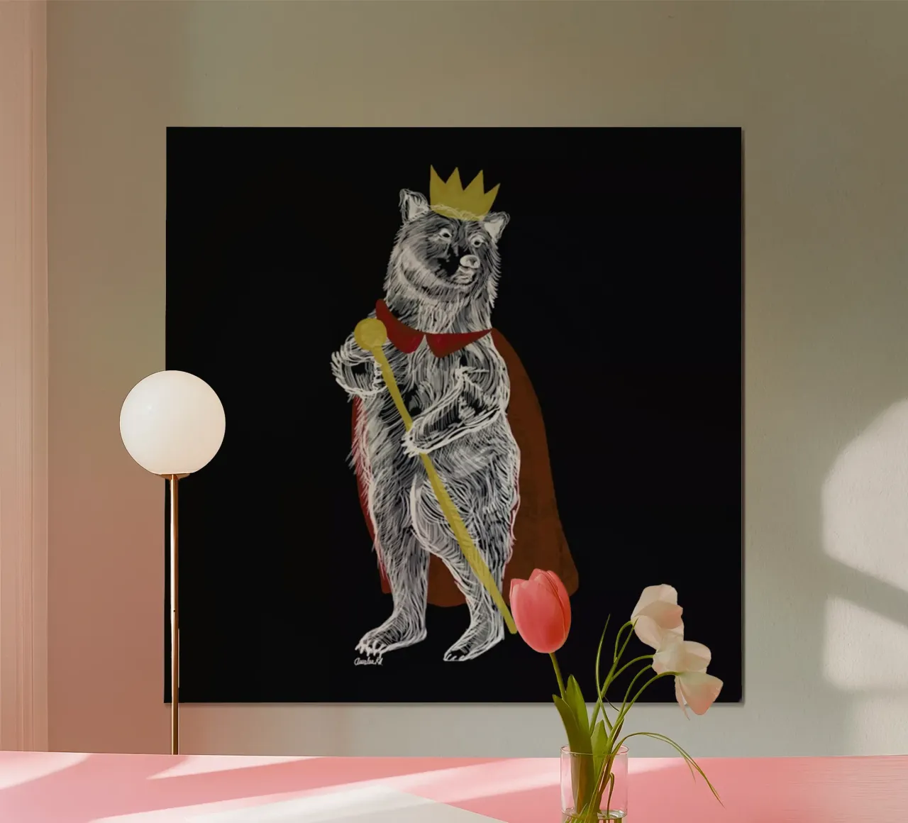 King Bear poster da Amalia Restrepo