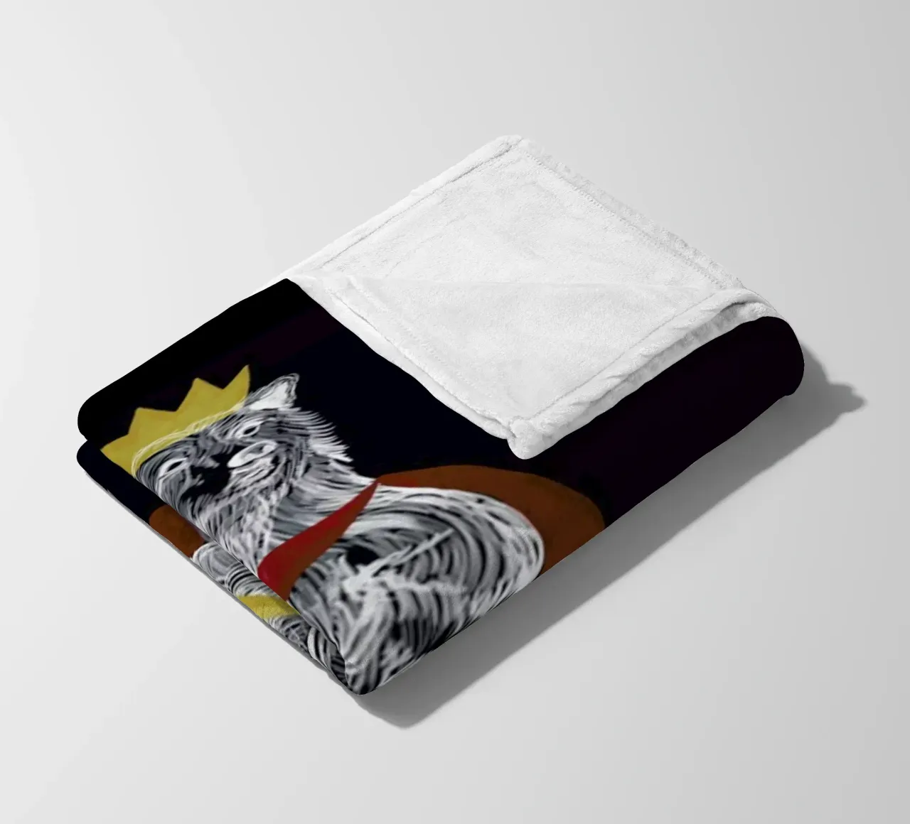 King Bear Fleecedecke von Amalia Restrepo