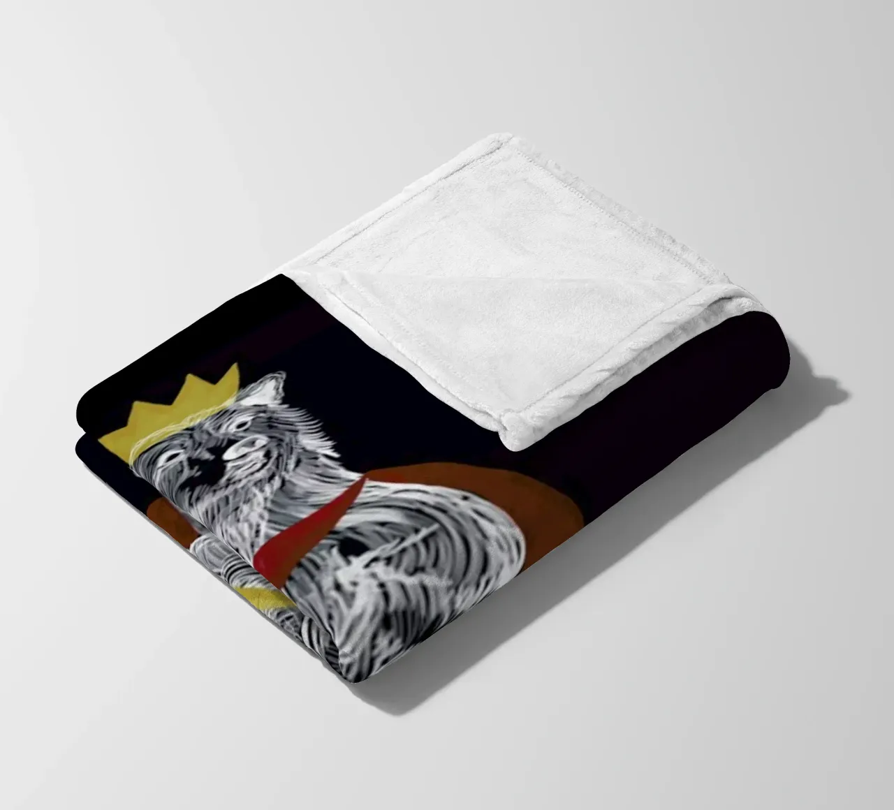 King Bear Fleecedecke von Amalia Restrepo