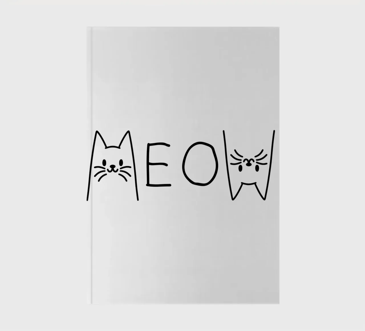 cats meow notebook by 🥝 KIWI STORE