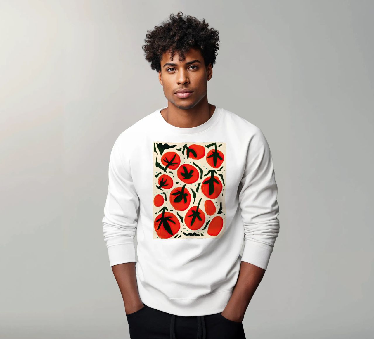 Big Tomato Pattern felpa da Peaches Art Prints