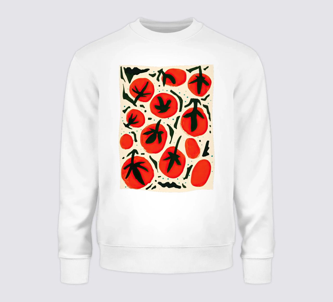 Big Tomato Pattern felpa da Peaches Art Prints