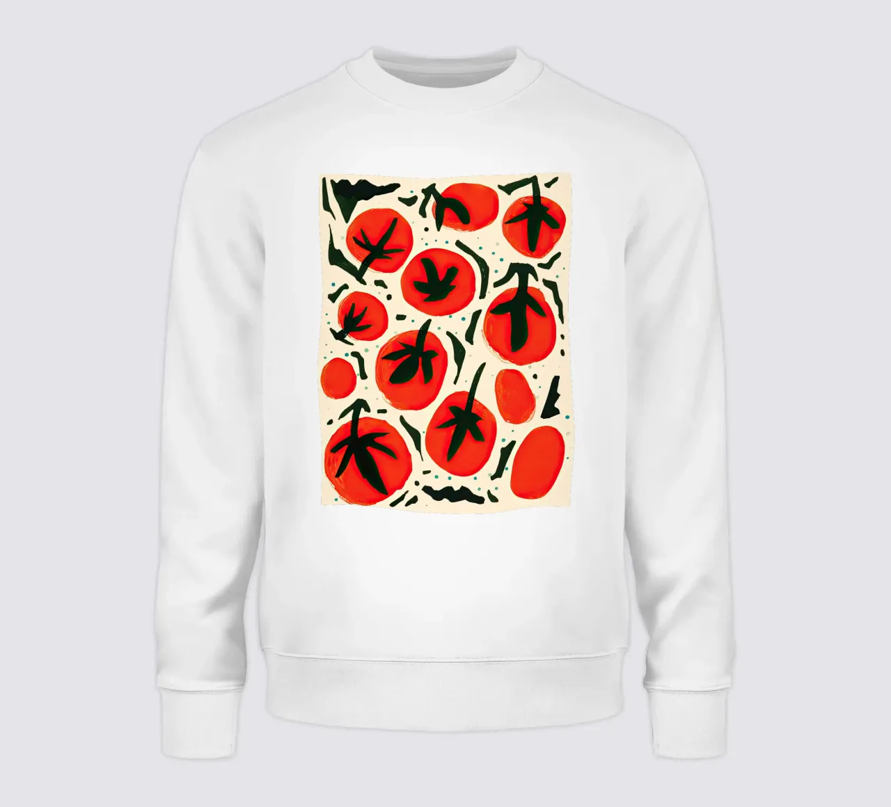 Big Tomato Pattern felpa da Peaches Art Prints