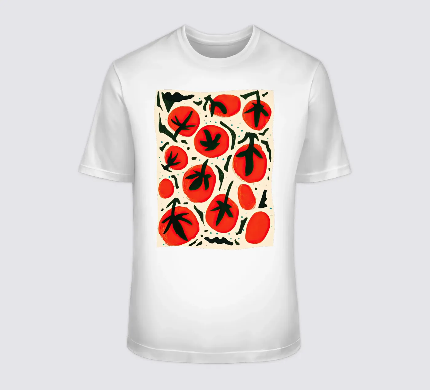 Big Tomato Pattern t-shirt da Peaches Art Prints