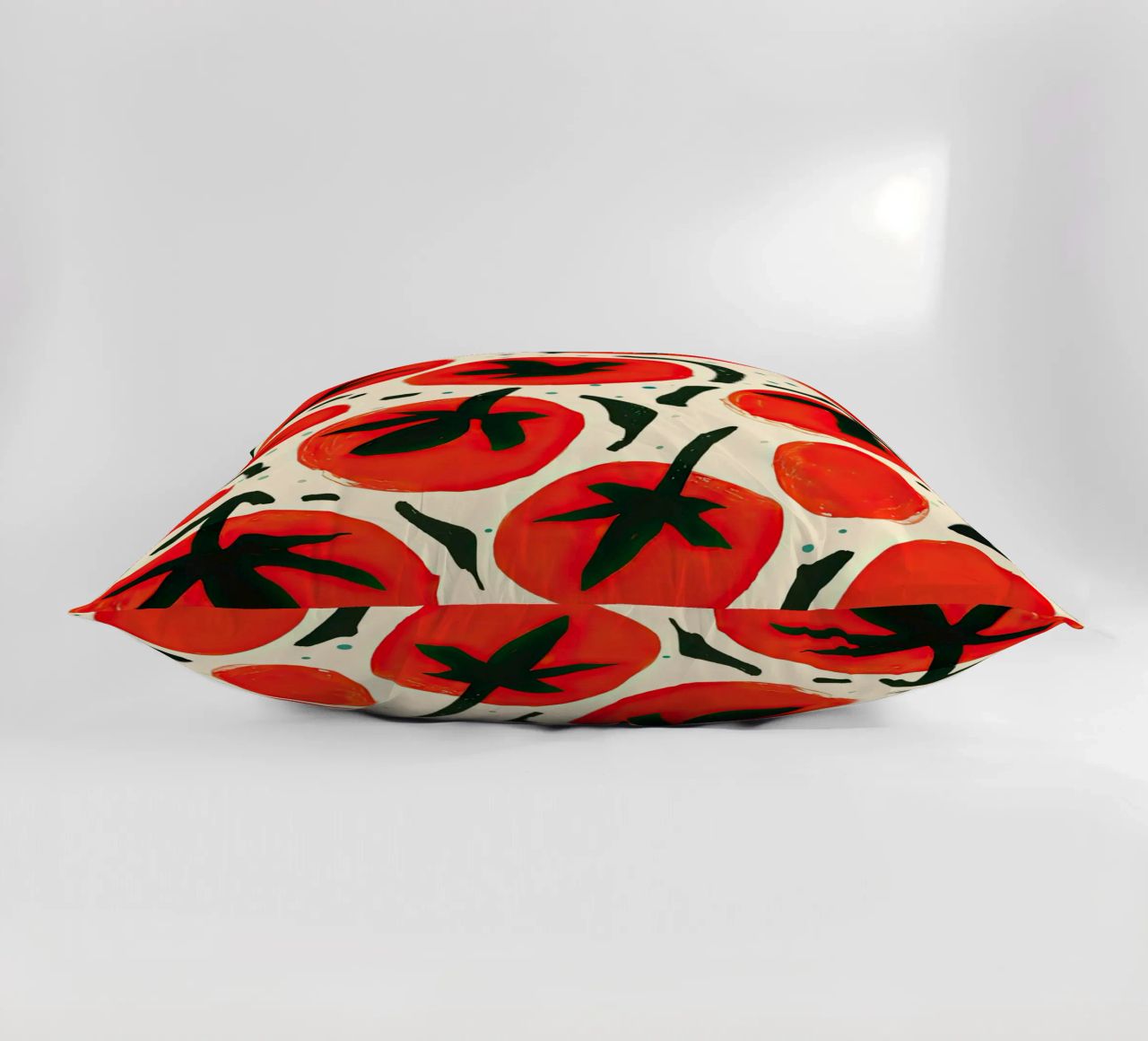 Big Tomato Pattern cuscino da Peaches Art Prints