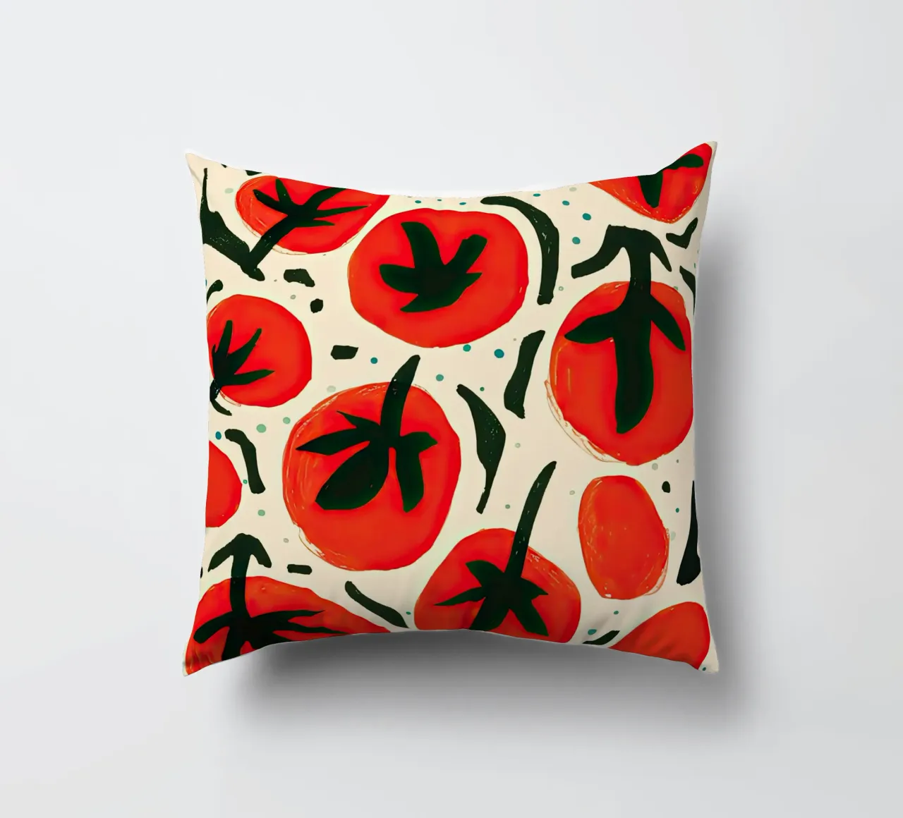 Patrón Big Tomato cojín de Peaches Art Prints