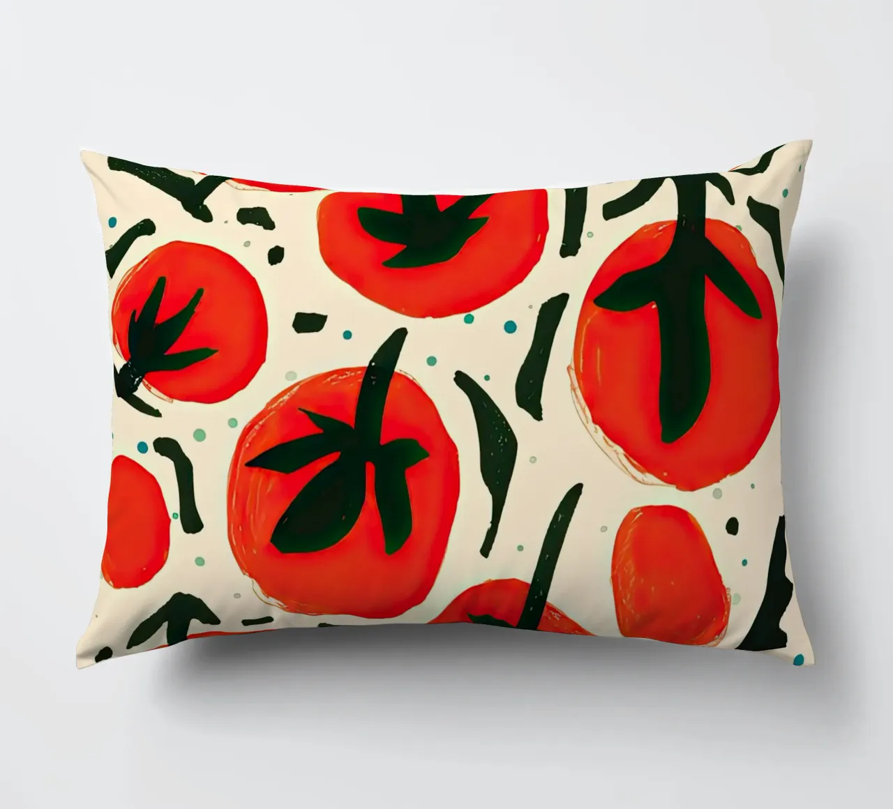 Patrón Big Tomato cojín de Peaches Art Prints