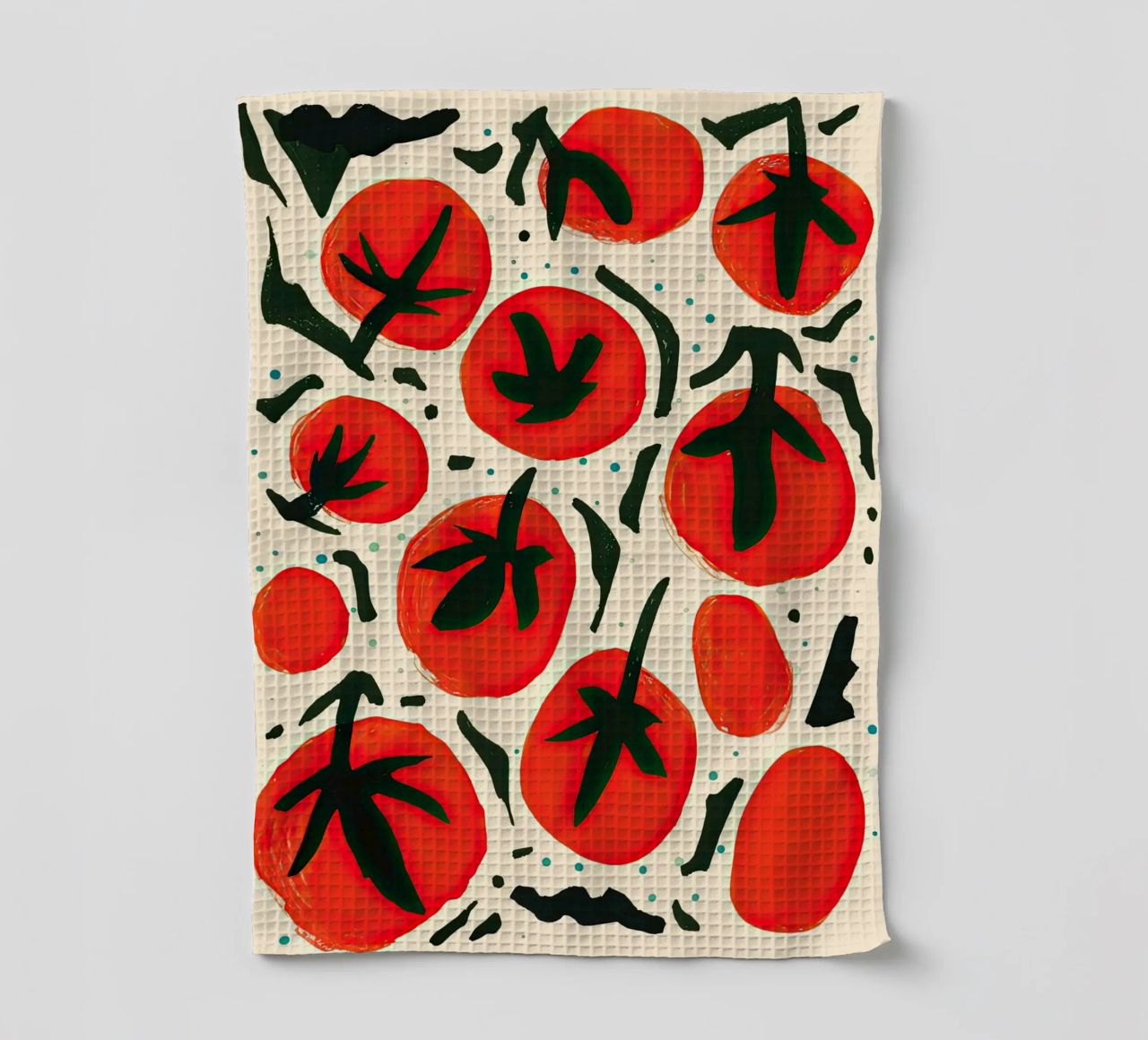 Big Tomato Pattern canovaccio da cucina da Peaches Art Prints