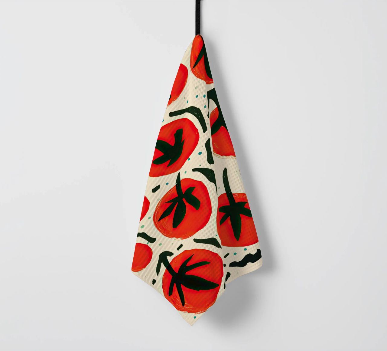 Big Tomato Pattern canovaccio da cucina da Peaches Art Prints