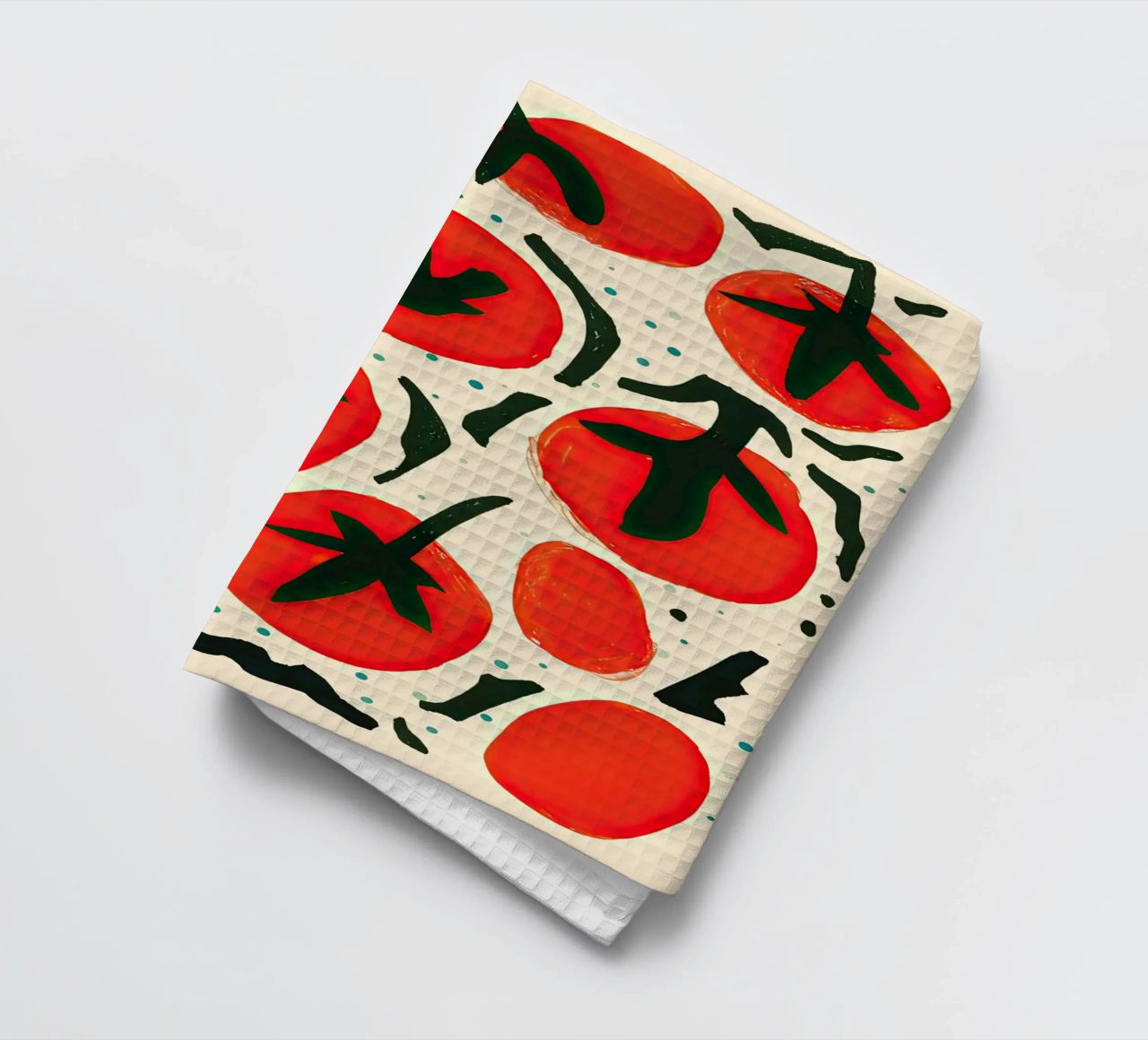 Big Tomato Pattern canovaccio da cucina da Peaches Art Prints