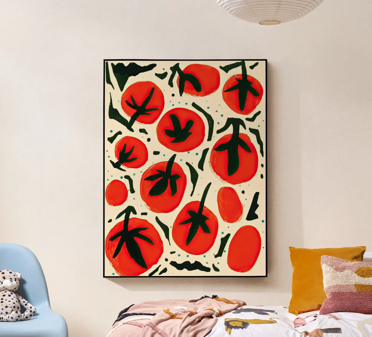 Big Tomato Pattern plexiglass da Peaches Art Prints
