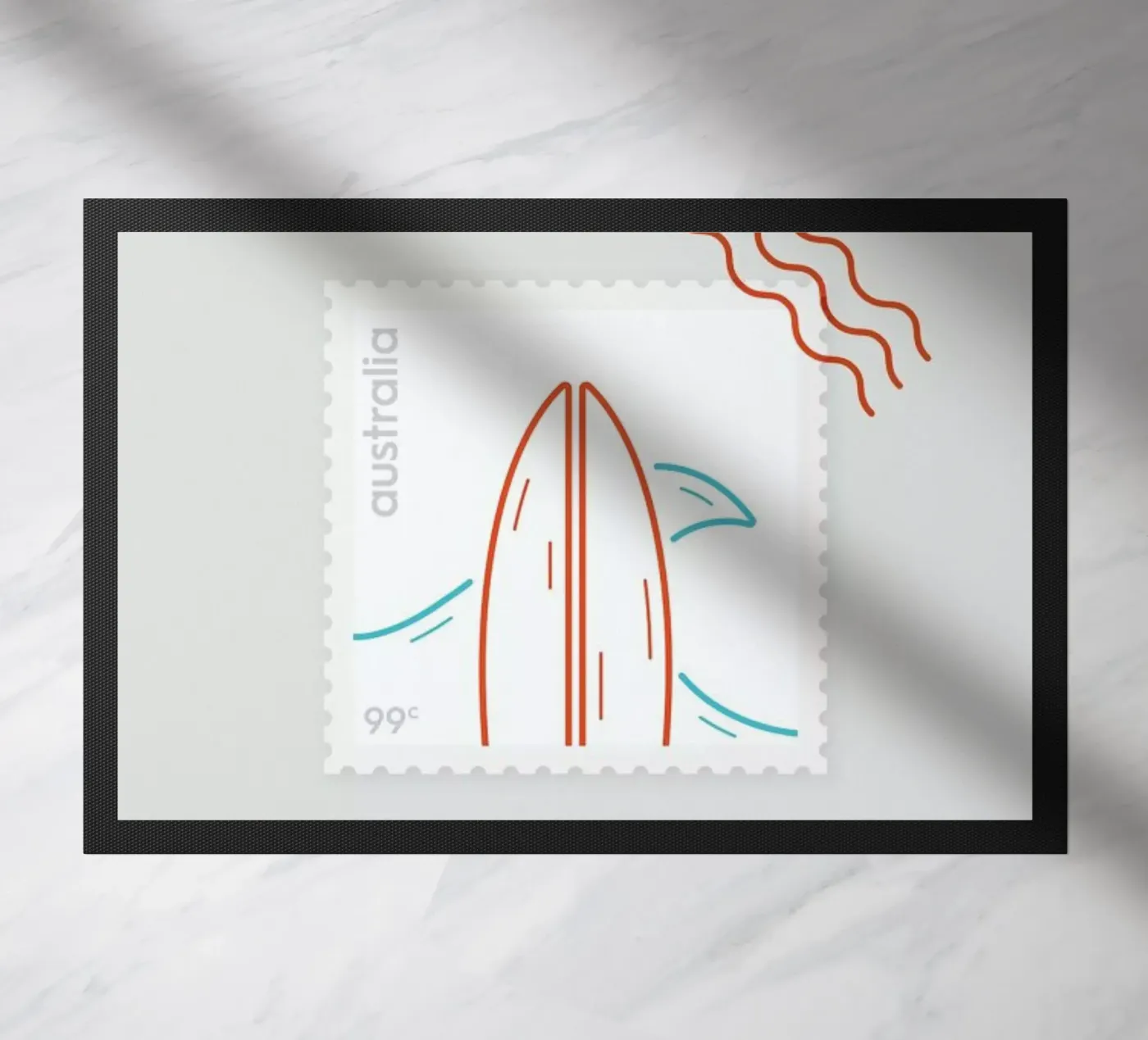 Surf Fußmatte von Dean Smith