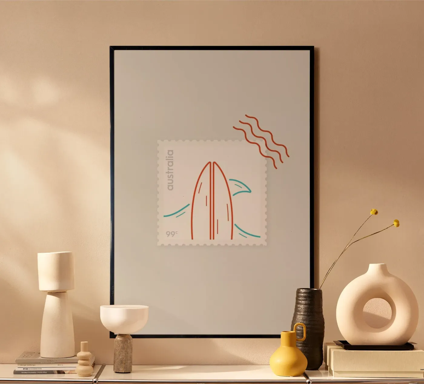 Surf Poster von Dean Smith