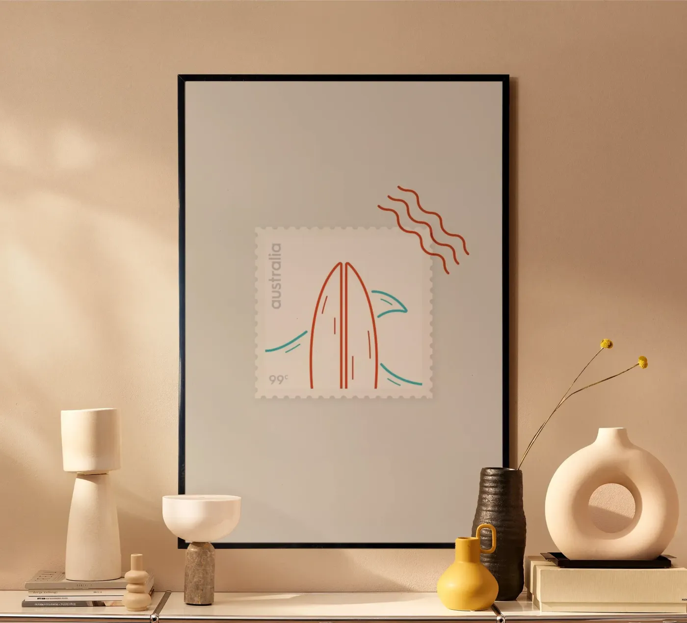 Surf Poster von Dean Smith