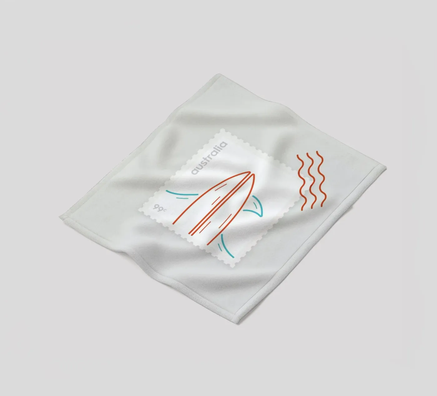 Surf Fleecedecke von Dean Smith