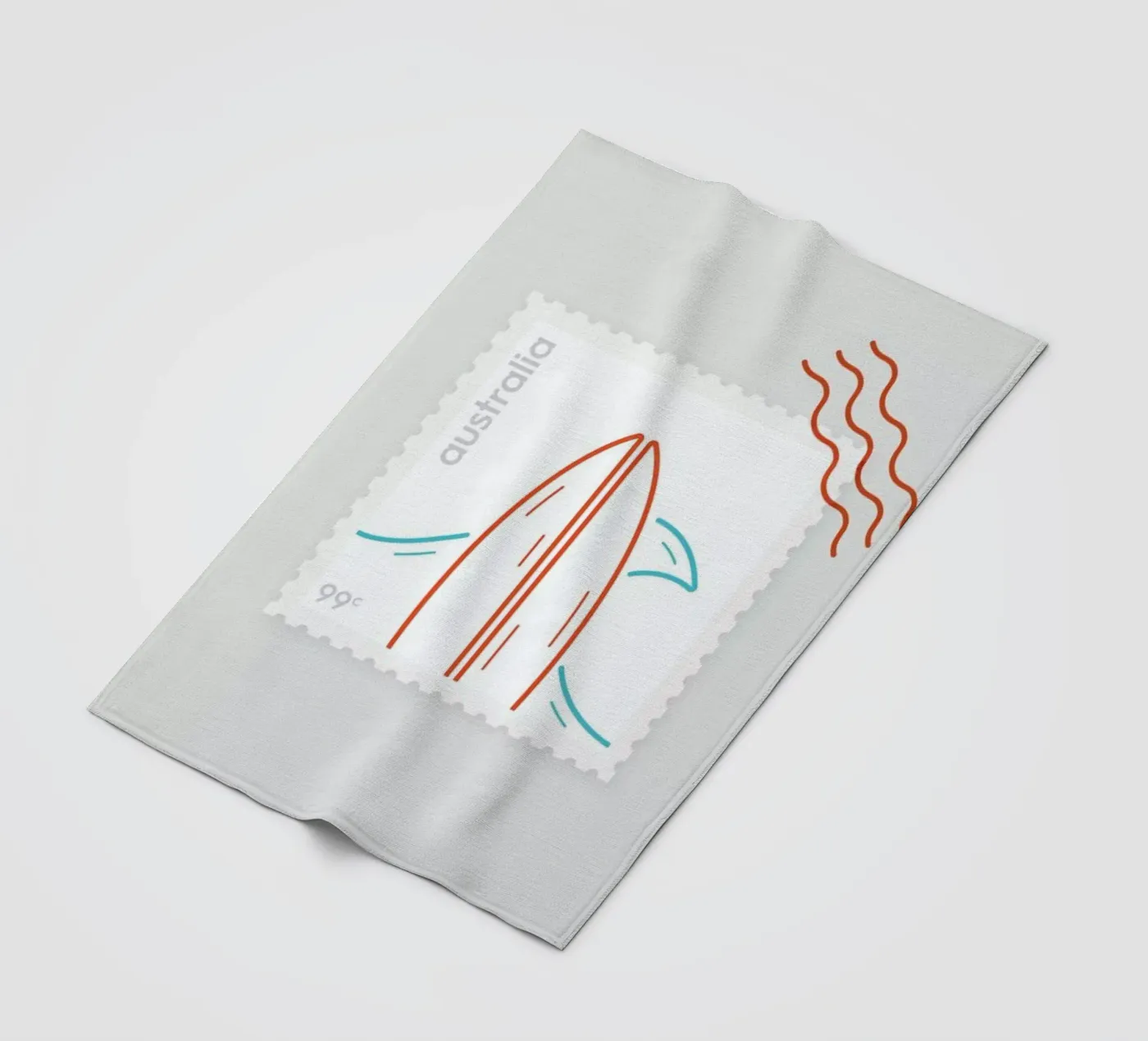 Surf Fleecedecke von Dean Smith