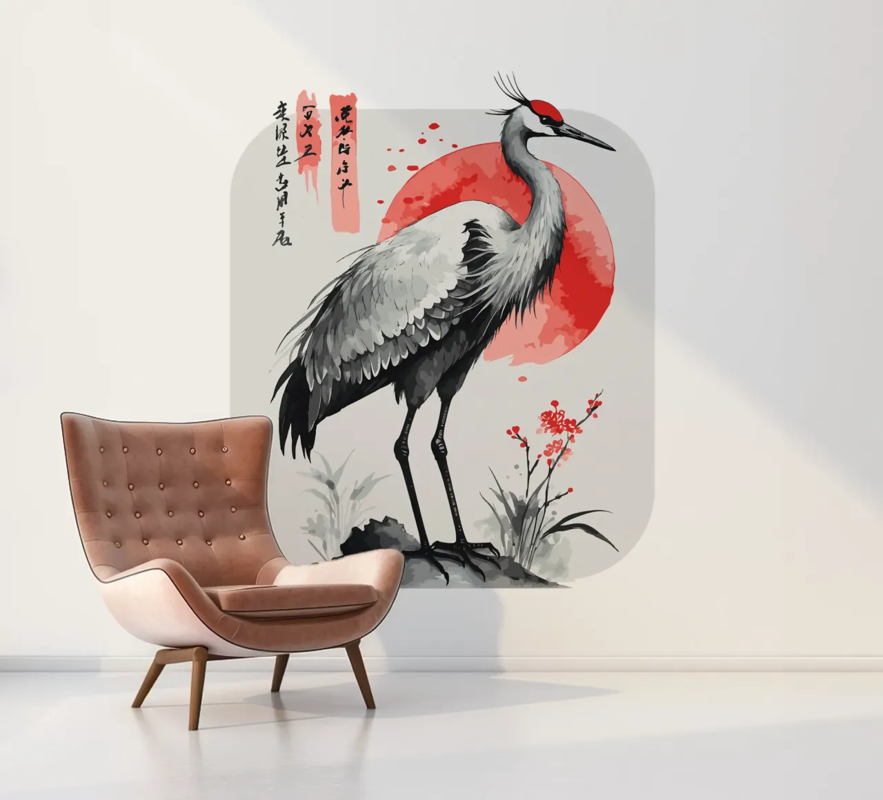 japanese crane photo wallpaper by 🥝 KIWI STORE