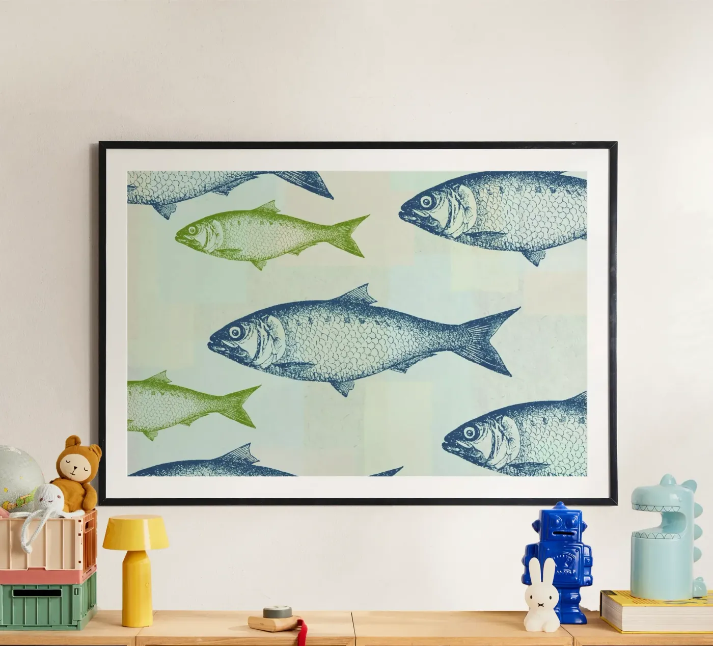 Vintage Fish poster da Jacqueline Maldonado