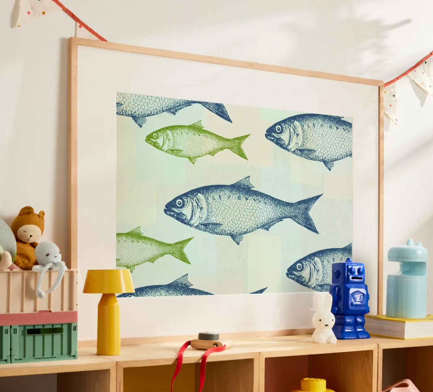 Vintage Fish poster da Jacqueline Maldonado