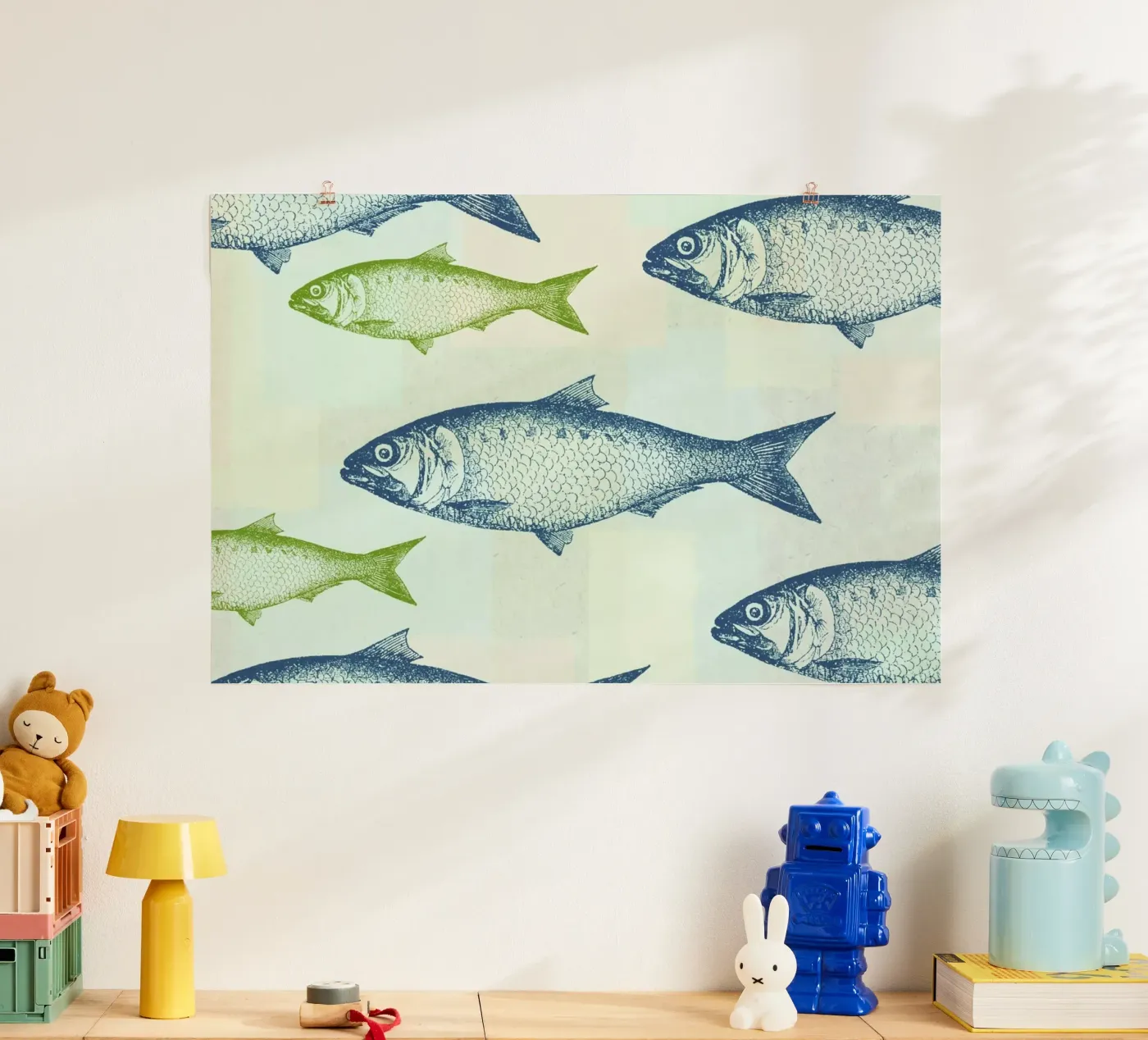 Vintage Fish poster da Jacqueline Maldonado