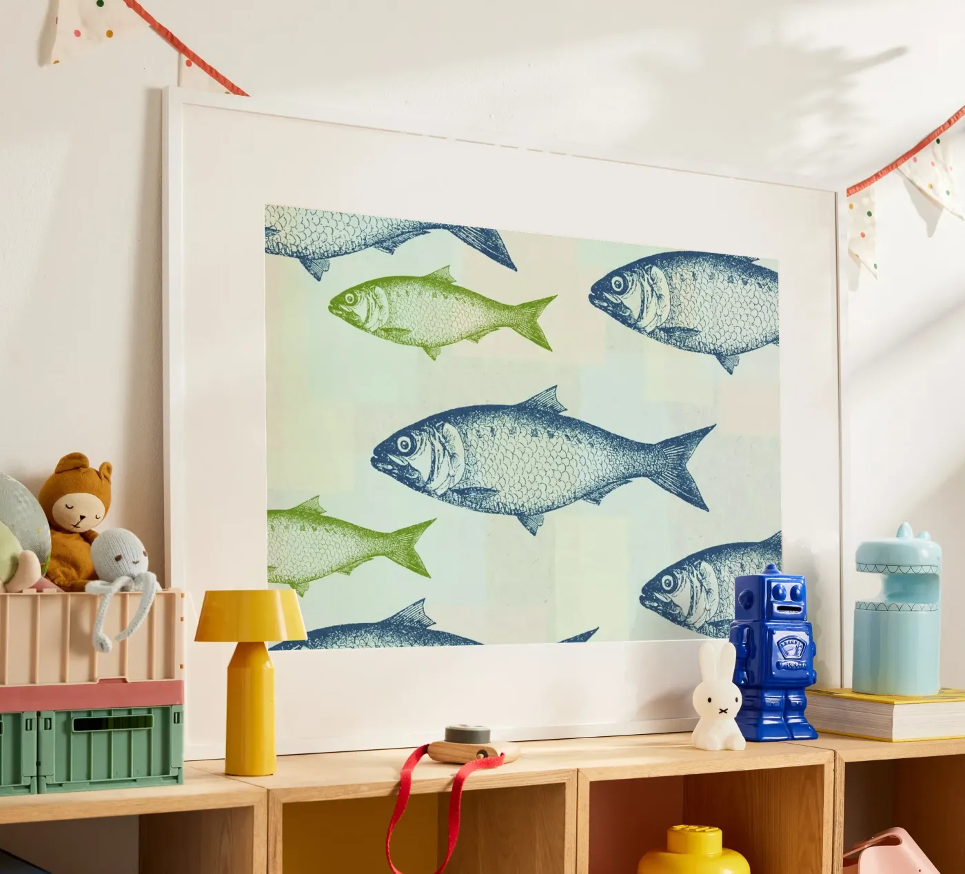 Vintage Fish poster da Jacqueline Maldonado