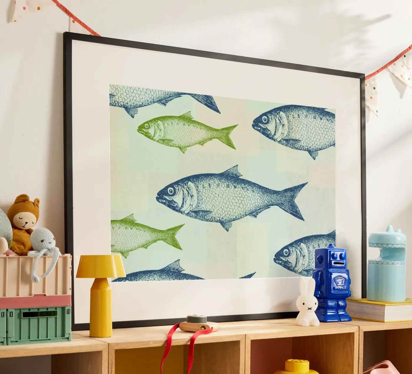 Vintage Fish poster da Jacqueline Maldonado