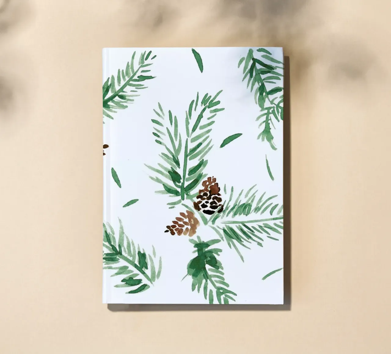 Tannenzweige notebook by Farina Kuklinski