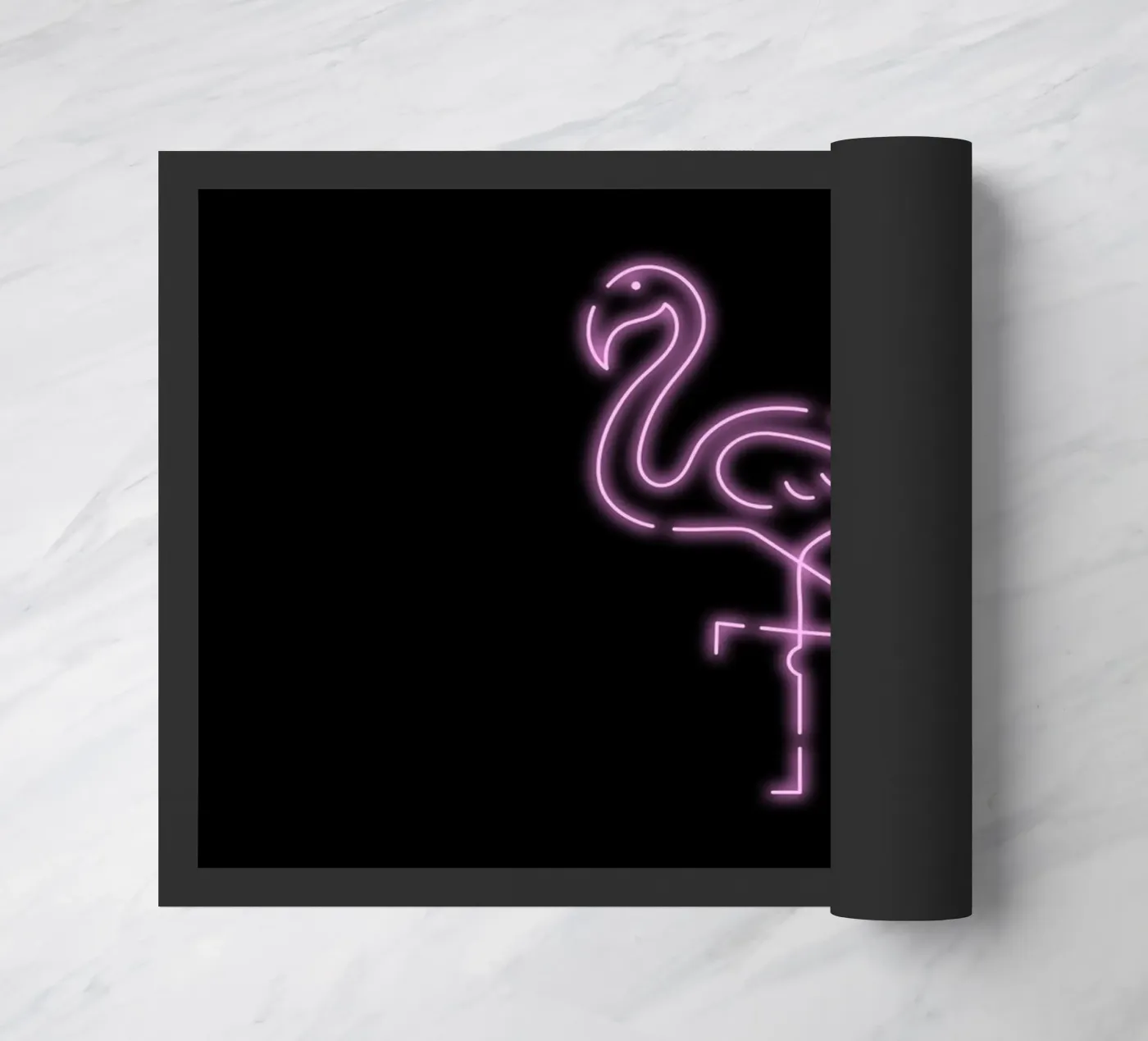 Flamingo Fußmatte von Dreamer10