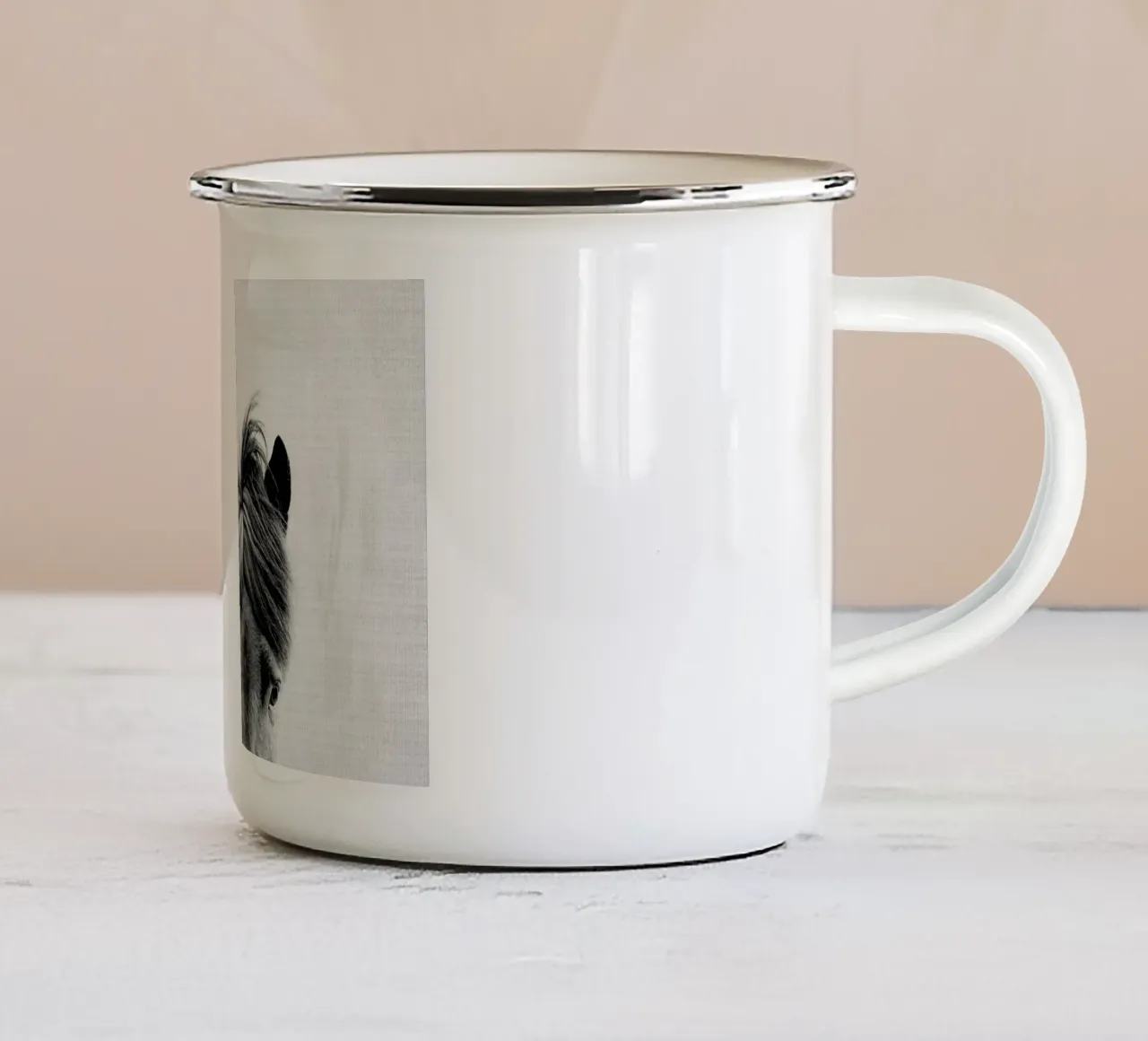 Print 191 tazza in smalto da Lila x Lola