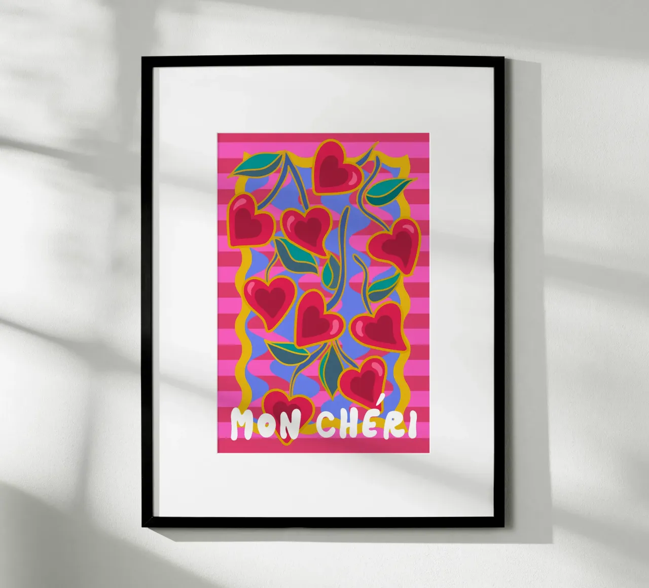 Amore San Valentino Mon Chéri poster da Ana Paniagua Design