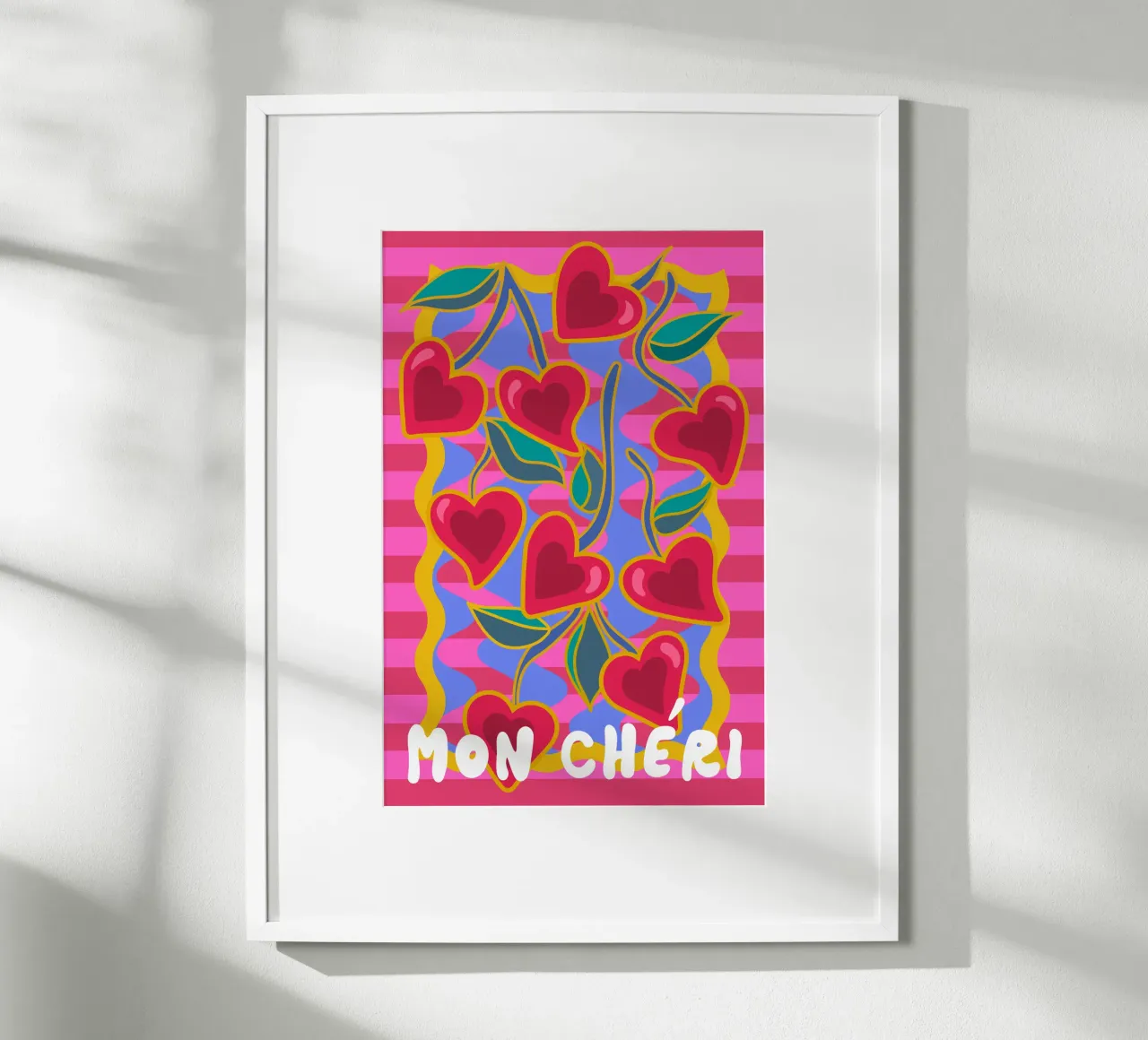 Amore San Valentino Mon Chéri poster da Ana Paniagua Design