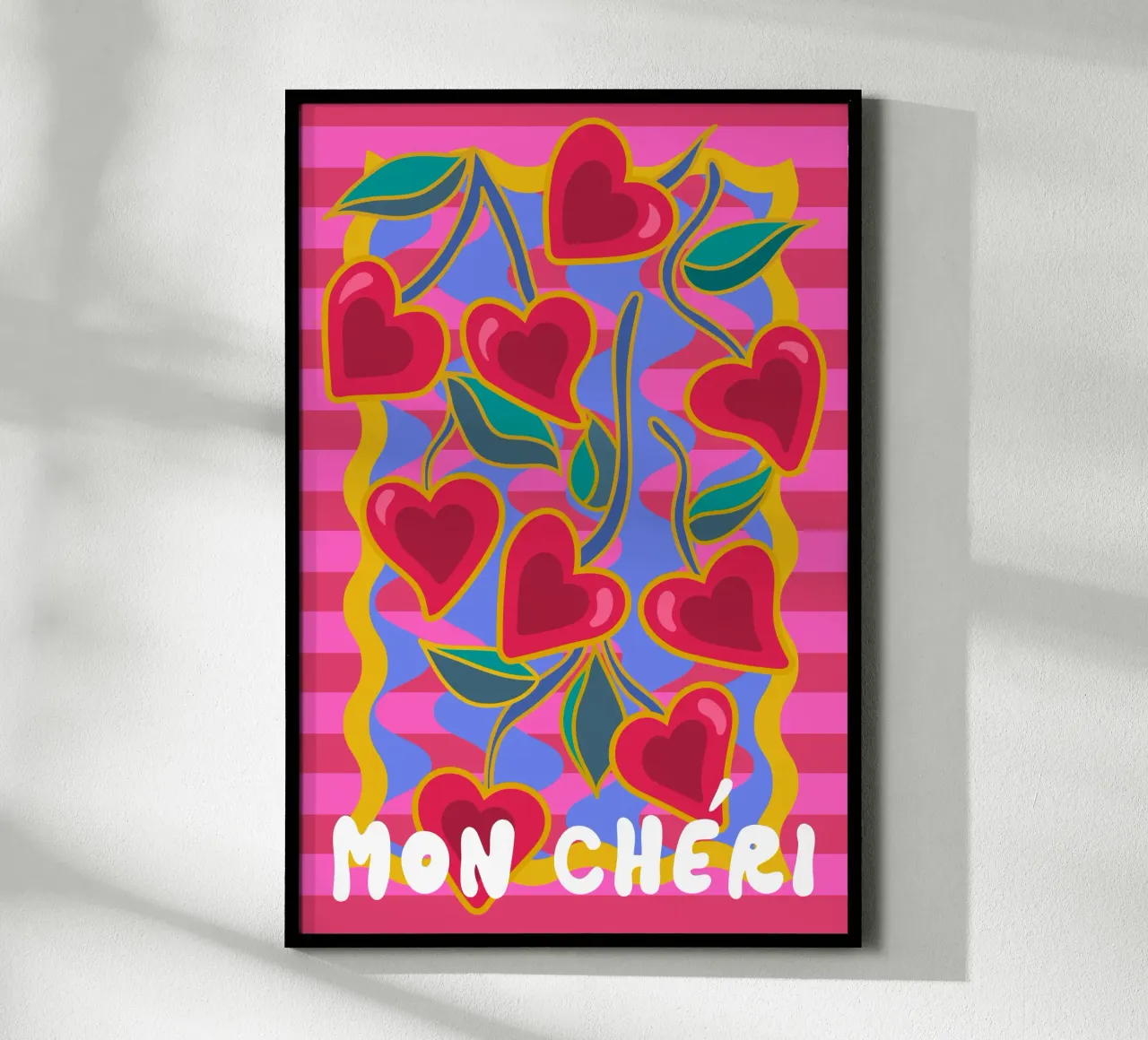 Amore San Valentino Mon Chéri poster da Ana Paniagua Design