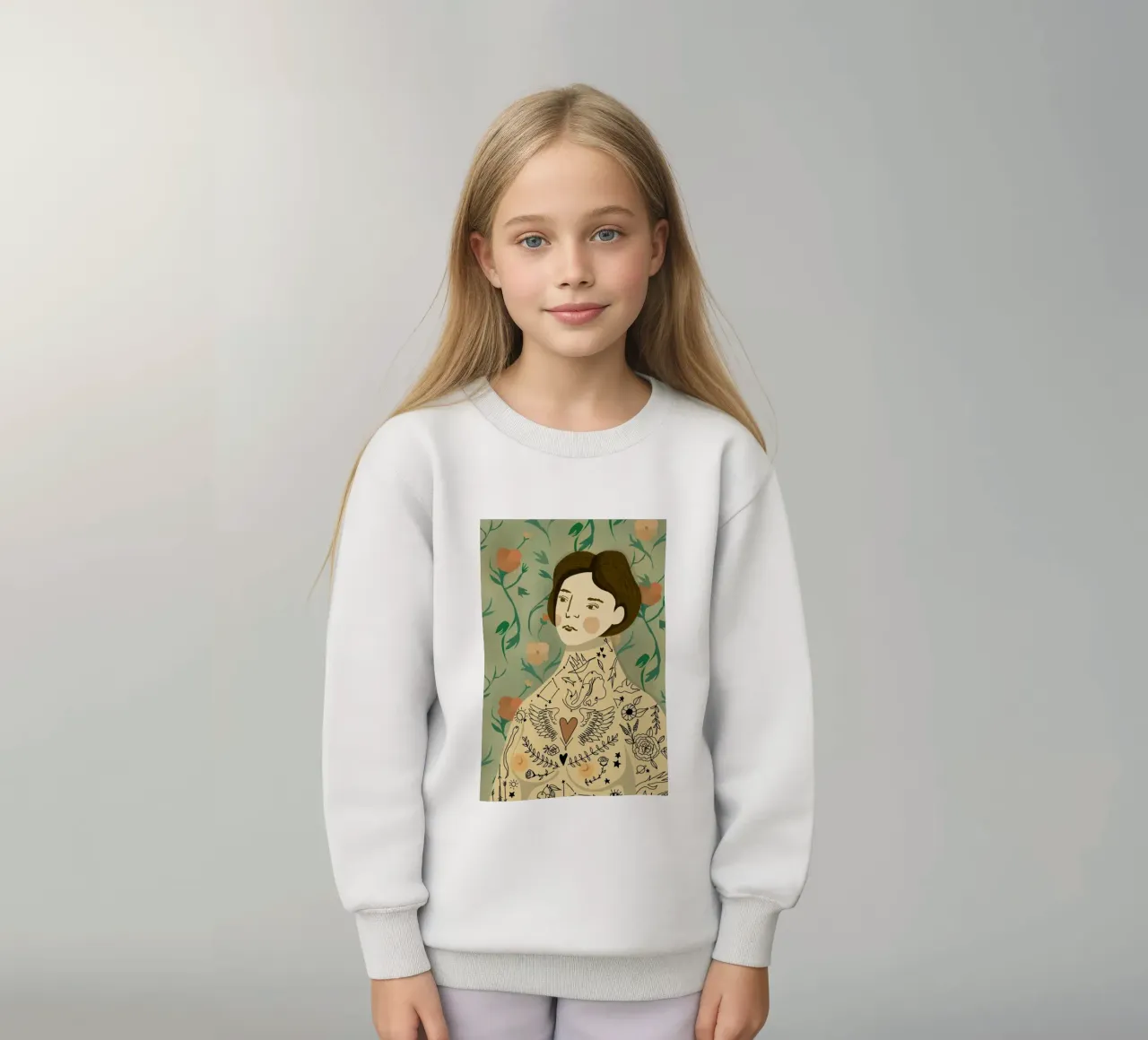 Lady felpa bambino da Amalia Restrepo