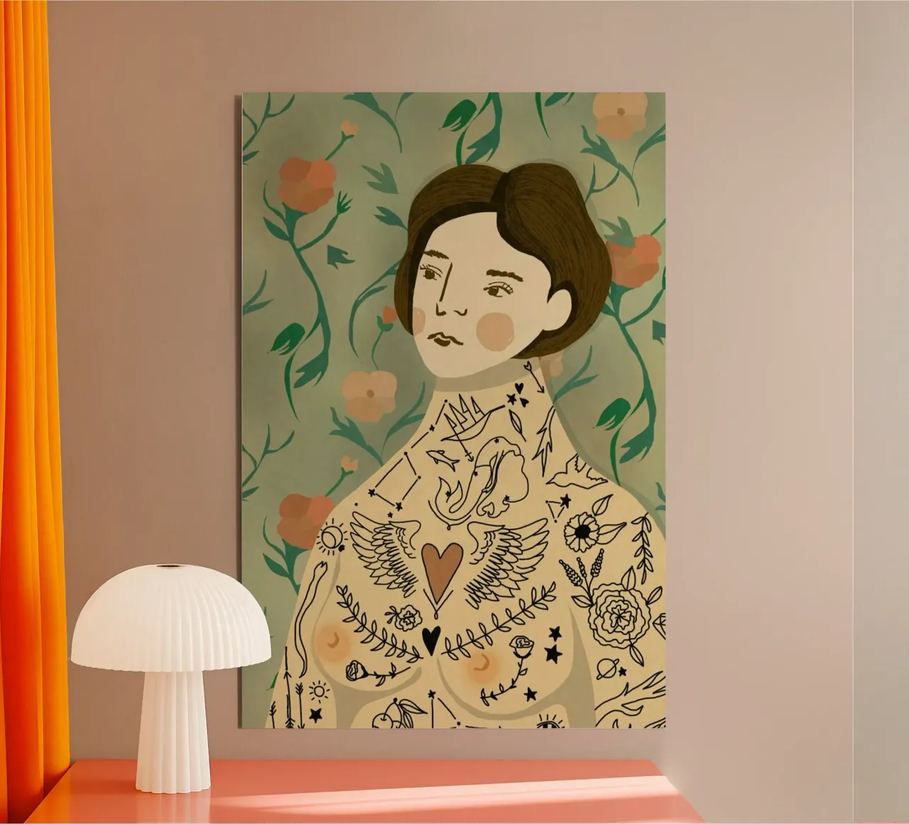 Lady alluminio dibond da Amalia Restrepo