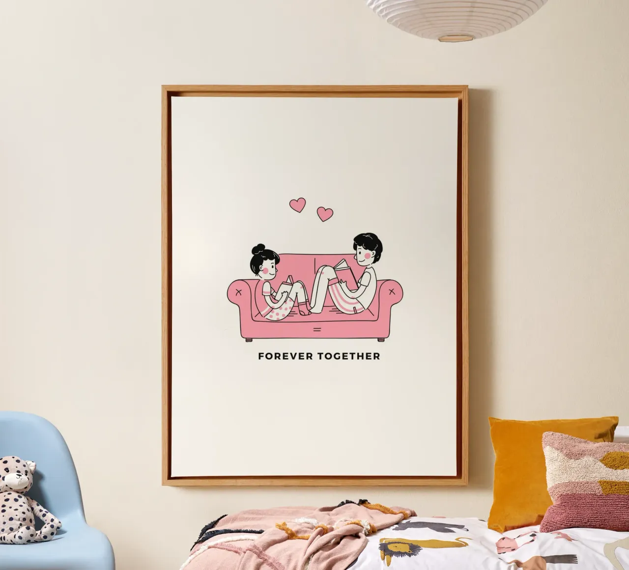 Valentines Day tela con Cornice a cassetta da Dreamer10
