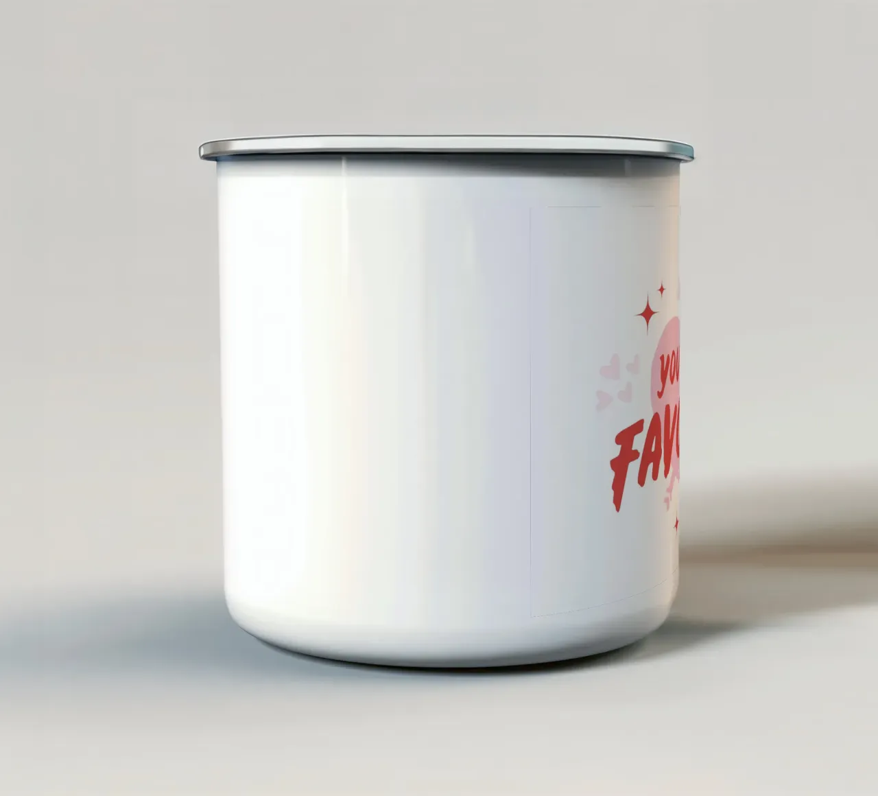 Valentine's Day tazza in smalto da Dreamer10