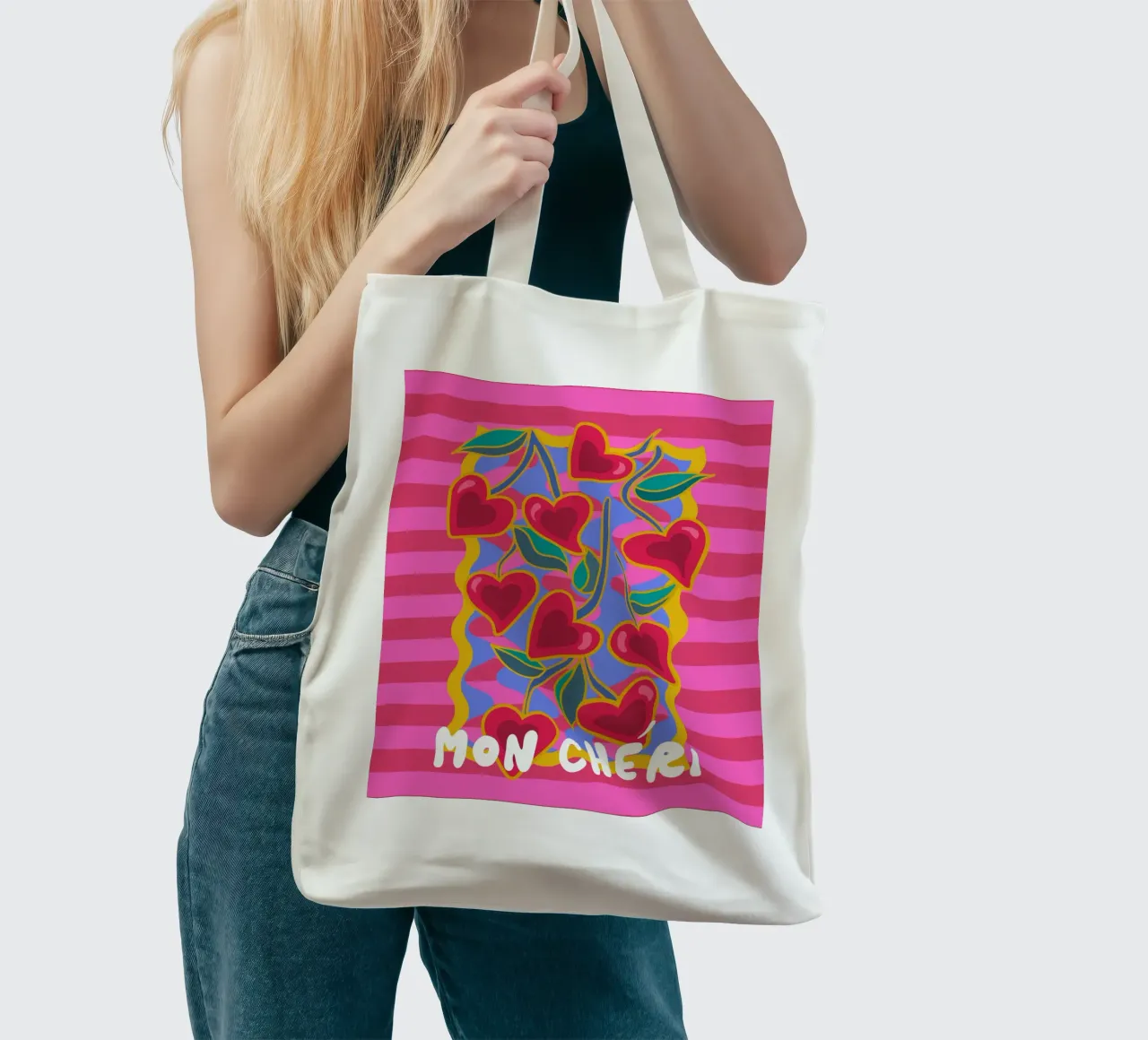 Mon Chéri | Amore borsa in juta da Ana Paniagua Design