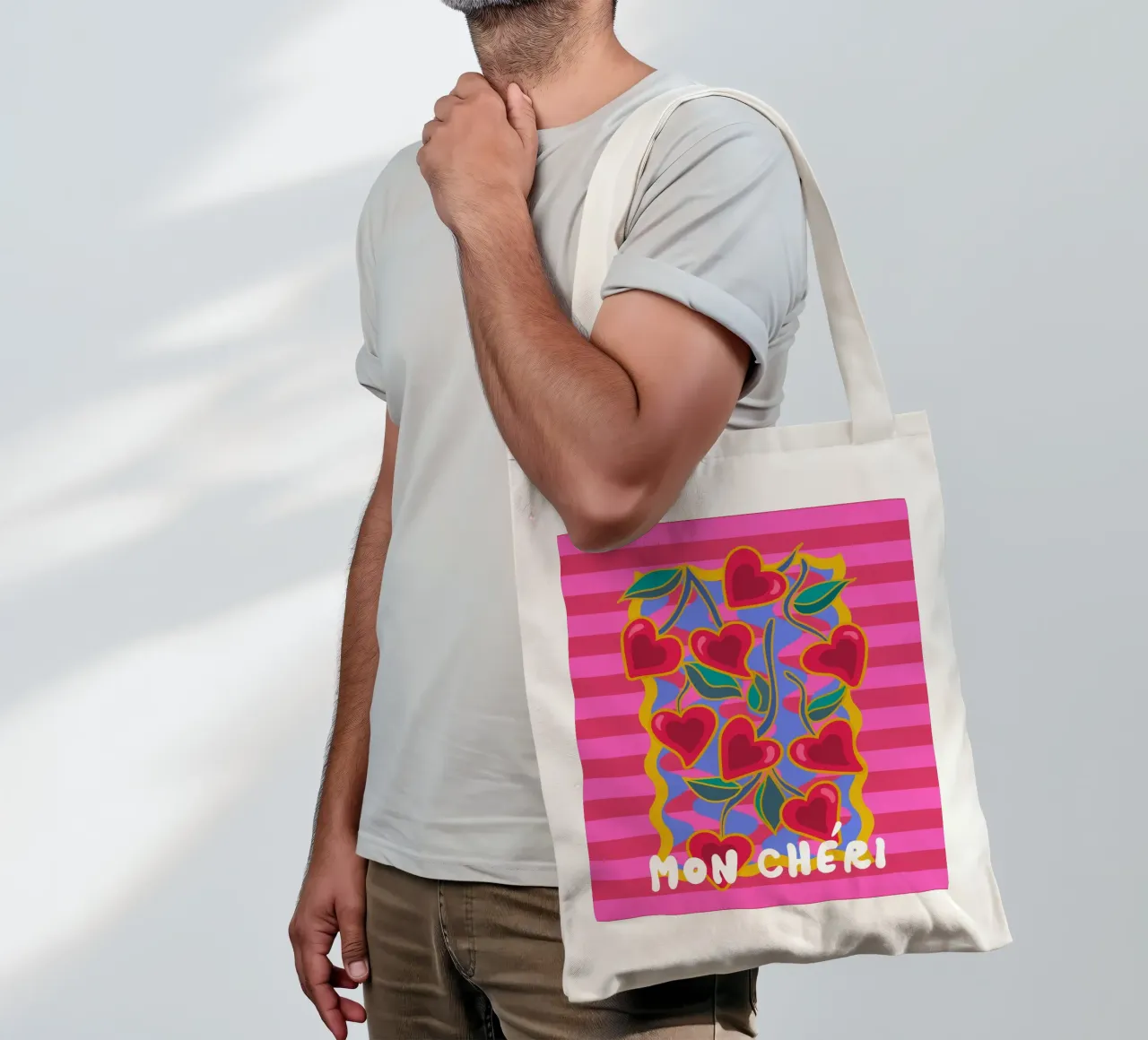 Mon Chéri | Amore borsa in juta da Ana Paniagua Design