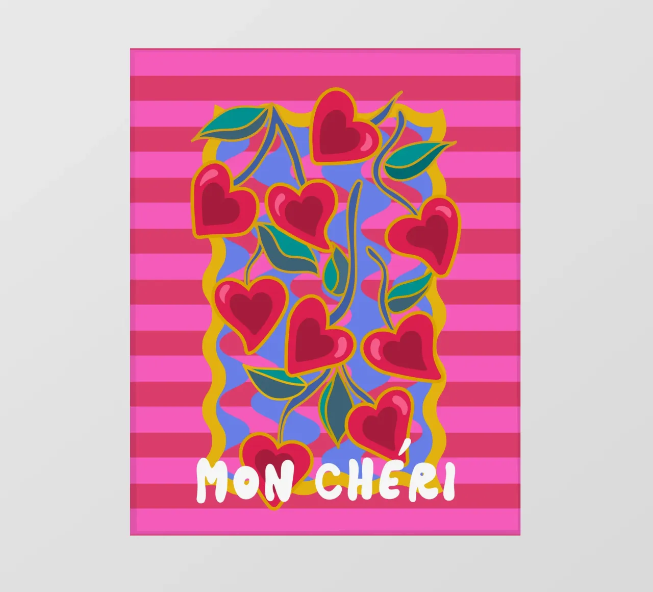 Mon Chéri | Amore pellicola backlit da Ana Paniagua Design