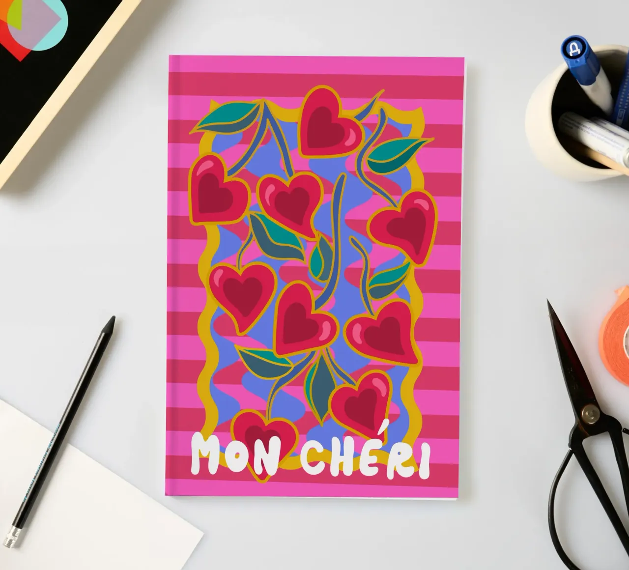 Mon Chéri | Love notebook by Ana Paniagua Design
