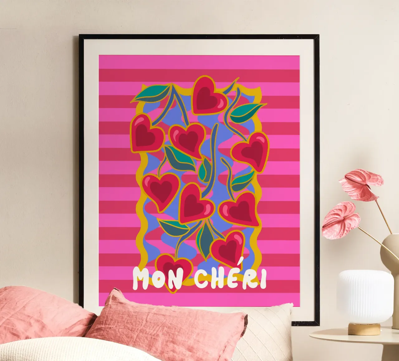 Mon Chéri | Amore carta hahnemühle da Ana Paniagua Design