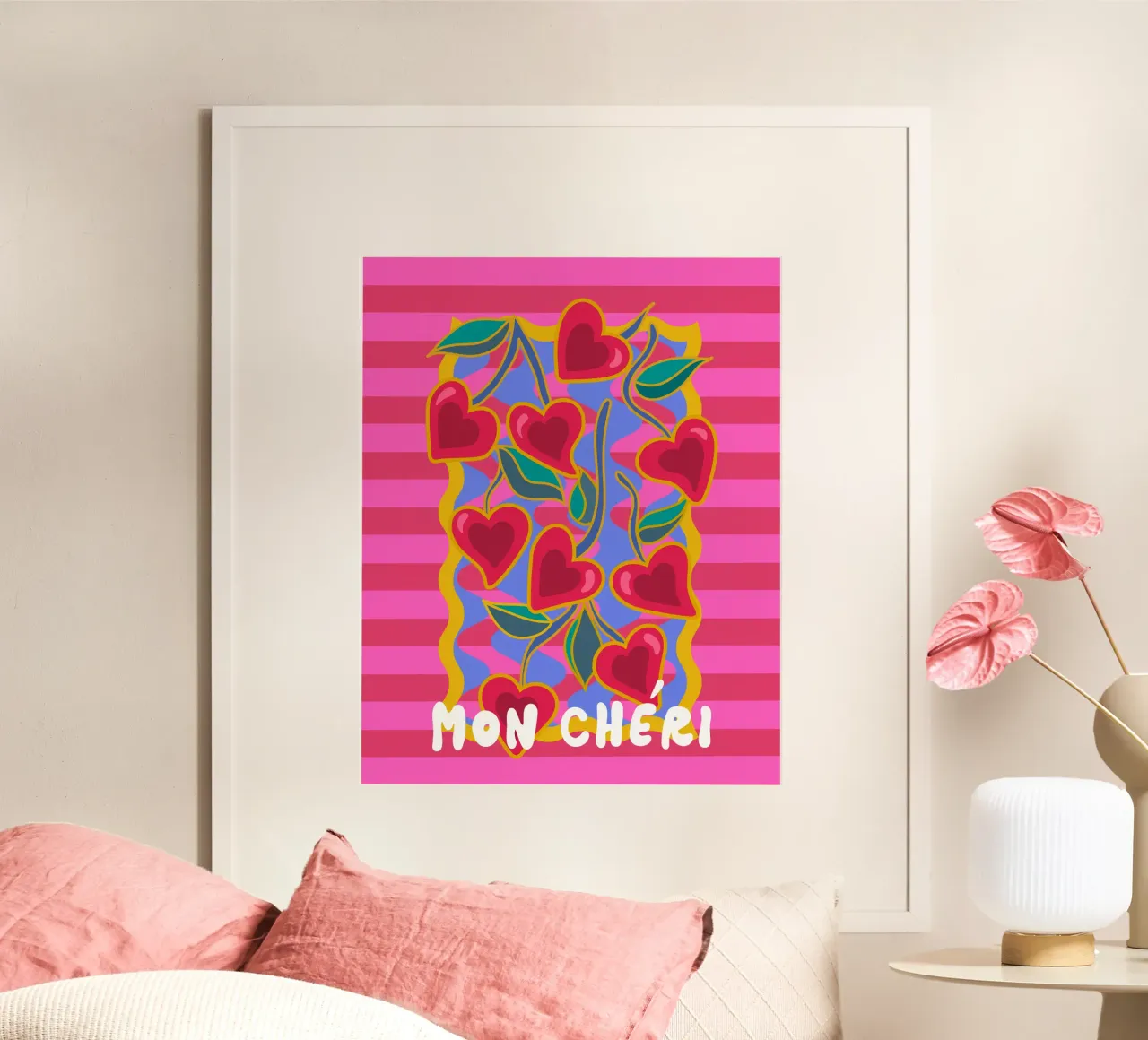 Mon Chéri | Amore carta hahnemühle da Ana Paniagua Design