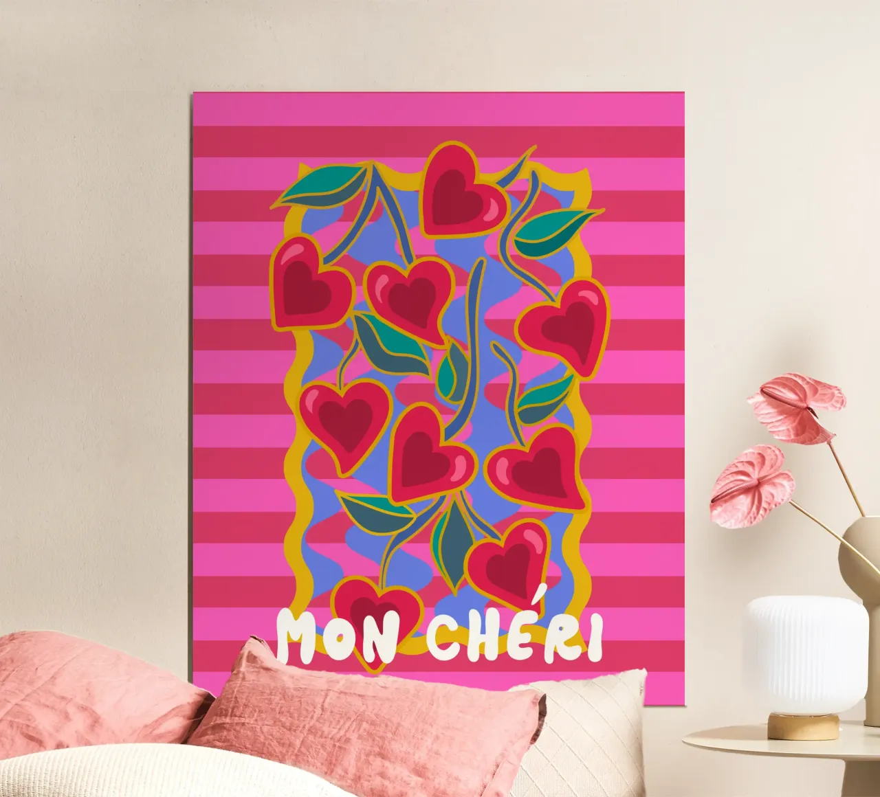 Mon Chéri | Amore carta hahnemühle da Ana Paniagua Design