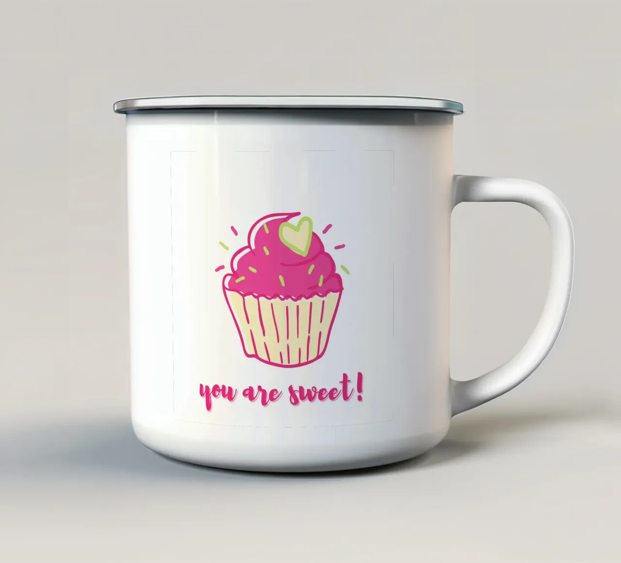 Valentine's Day tazza in smalto da Dreamer10